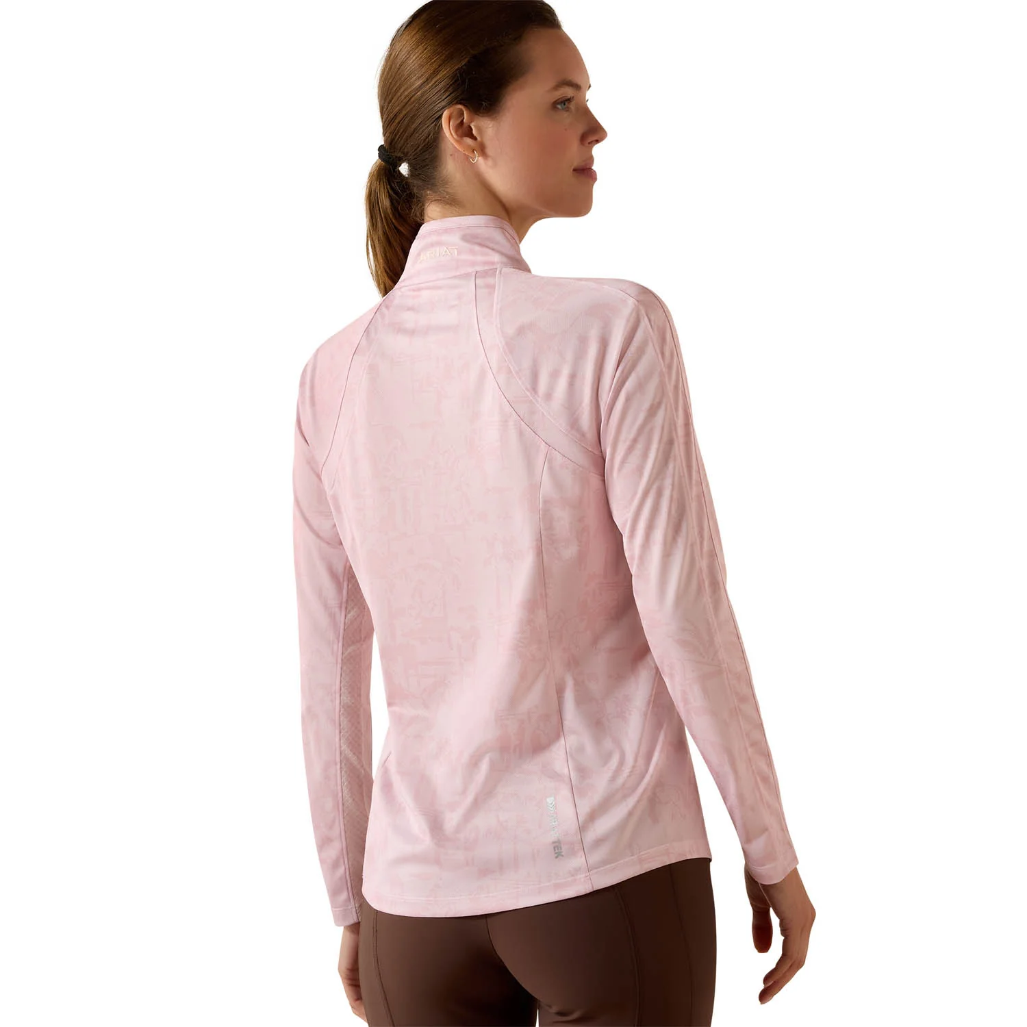 Ariat® Women's Sunstopper 3.0 1/4-Zip Baselayer - Image 2