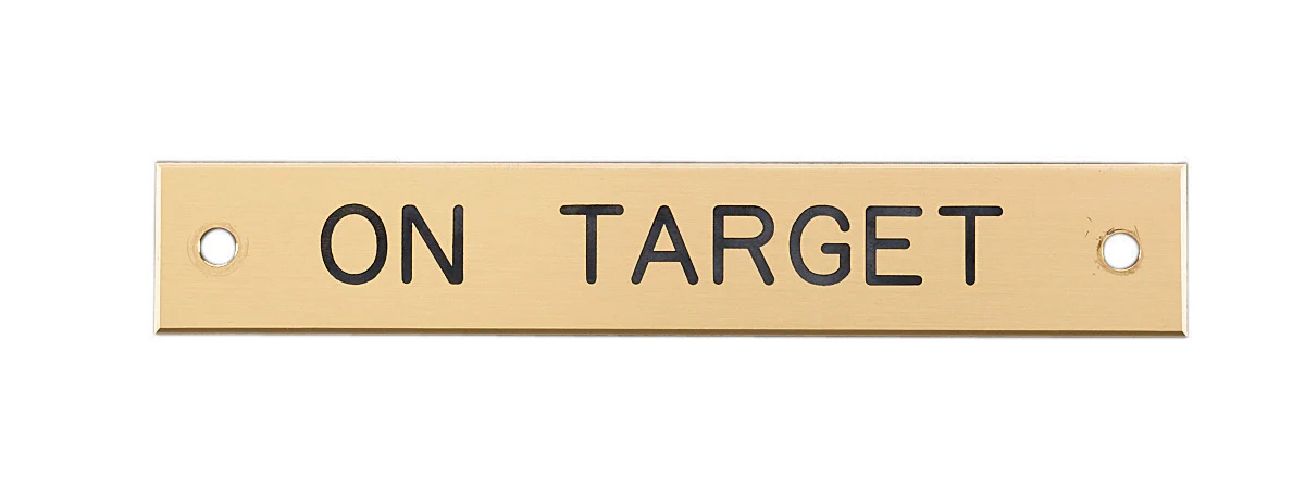 Beveled Edge Halter Nameplate - 3 lines