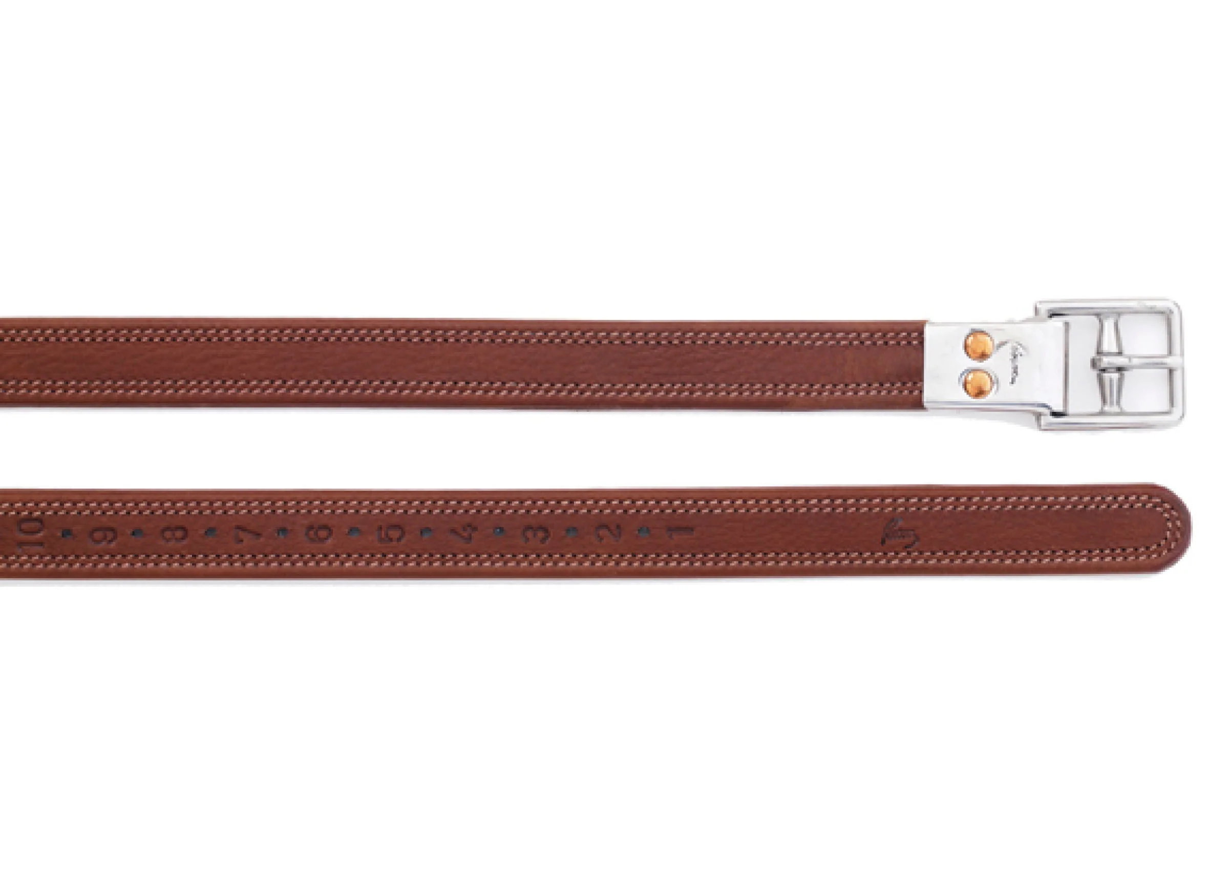 Camelot Lined Stirrup Leathers - Image 3