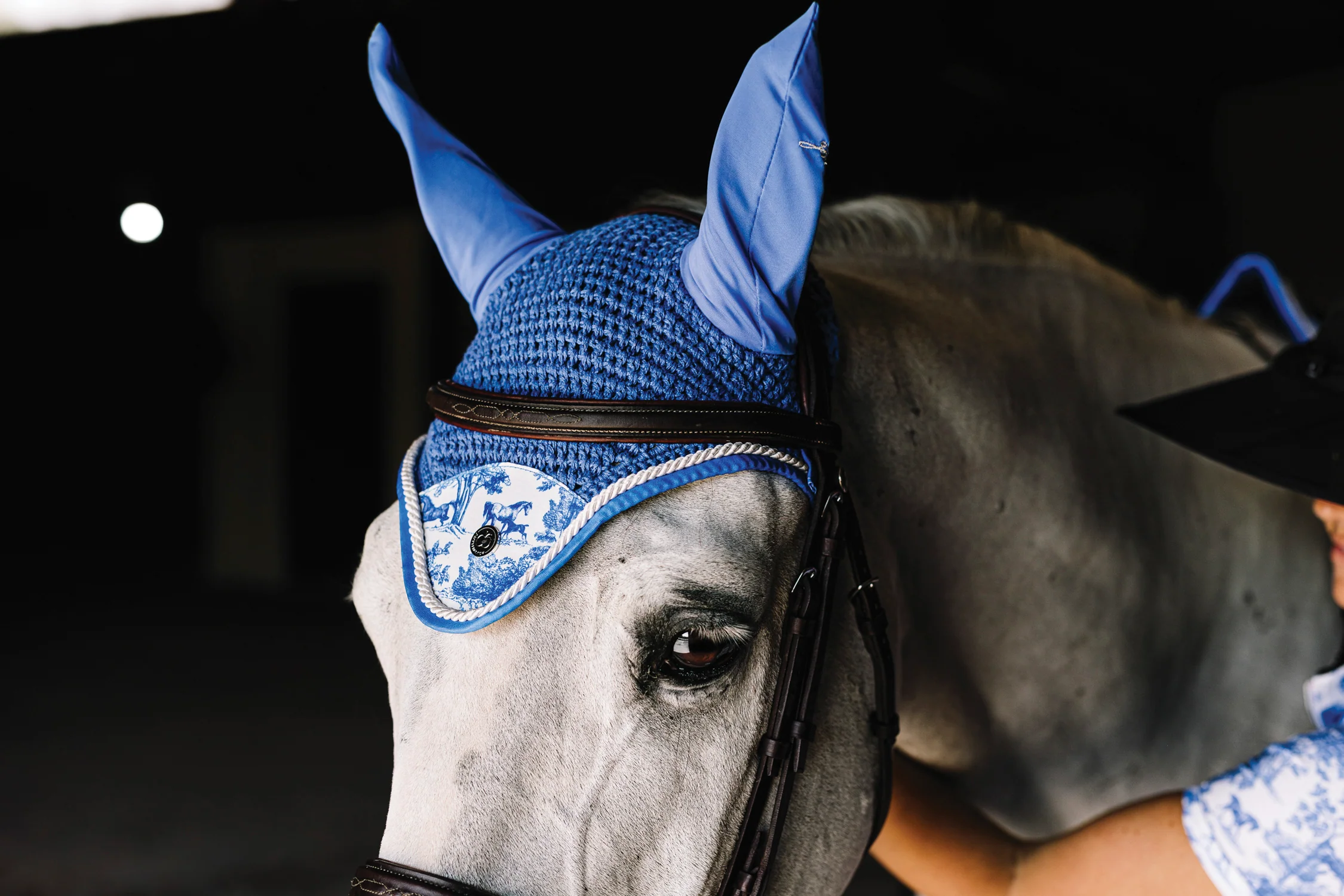 Dapplebay Equestrian Toile Fly Veil - Image 7