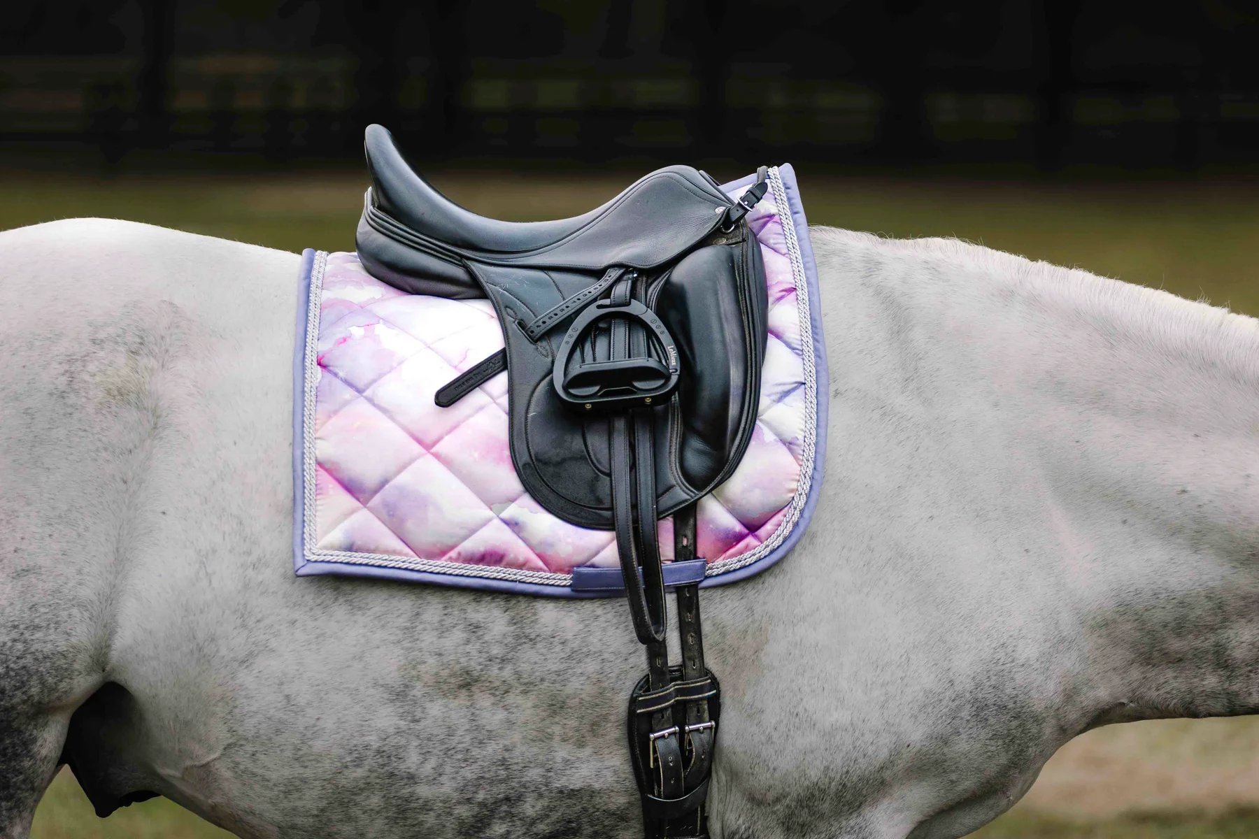 Dapplebay Lavender Haze Dressage Saddle Pad - Image 5