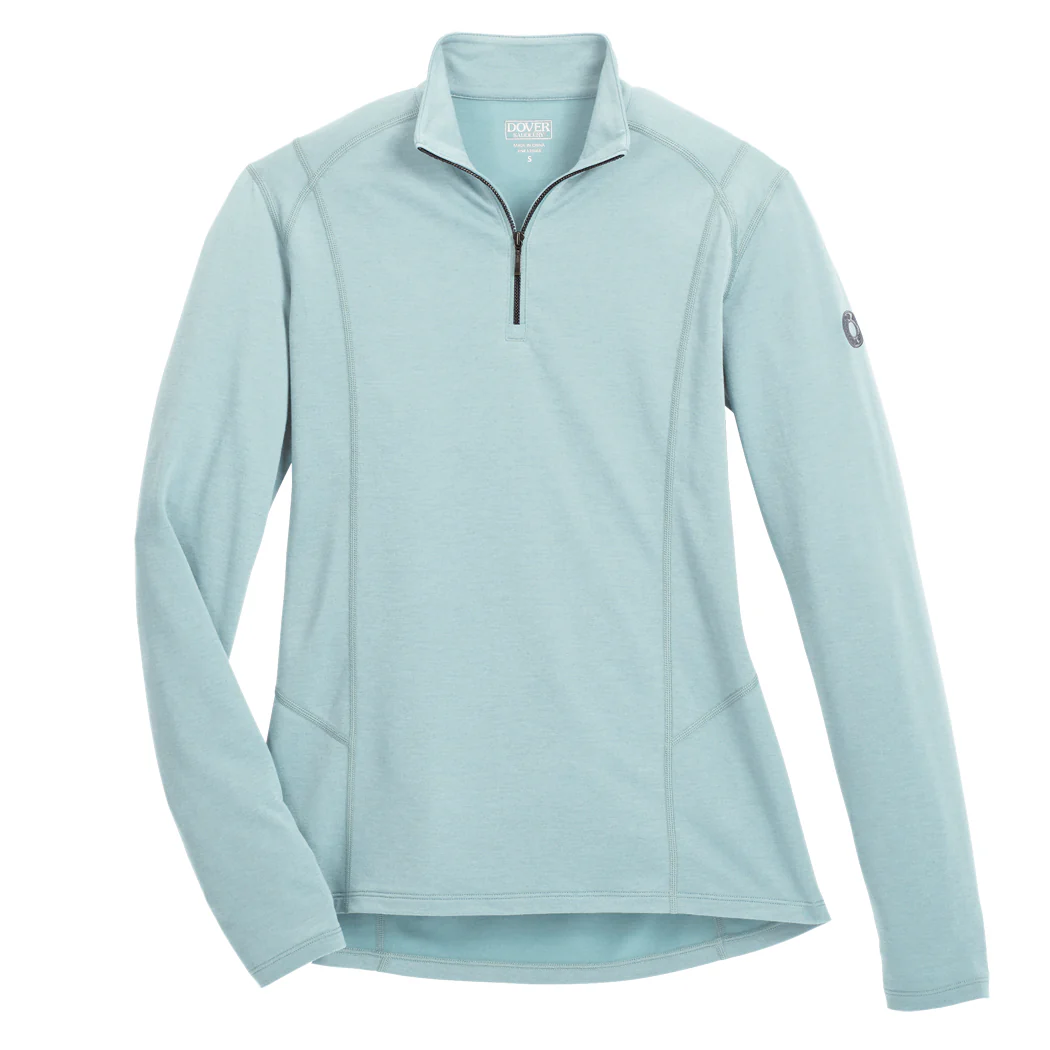 DS Ladies’ Jackson Quarter-Zip Shirt - Image 6