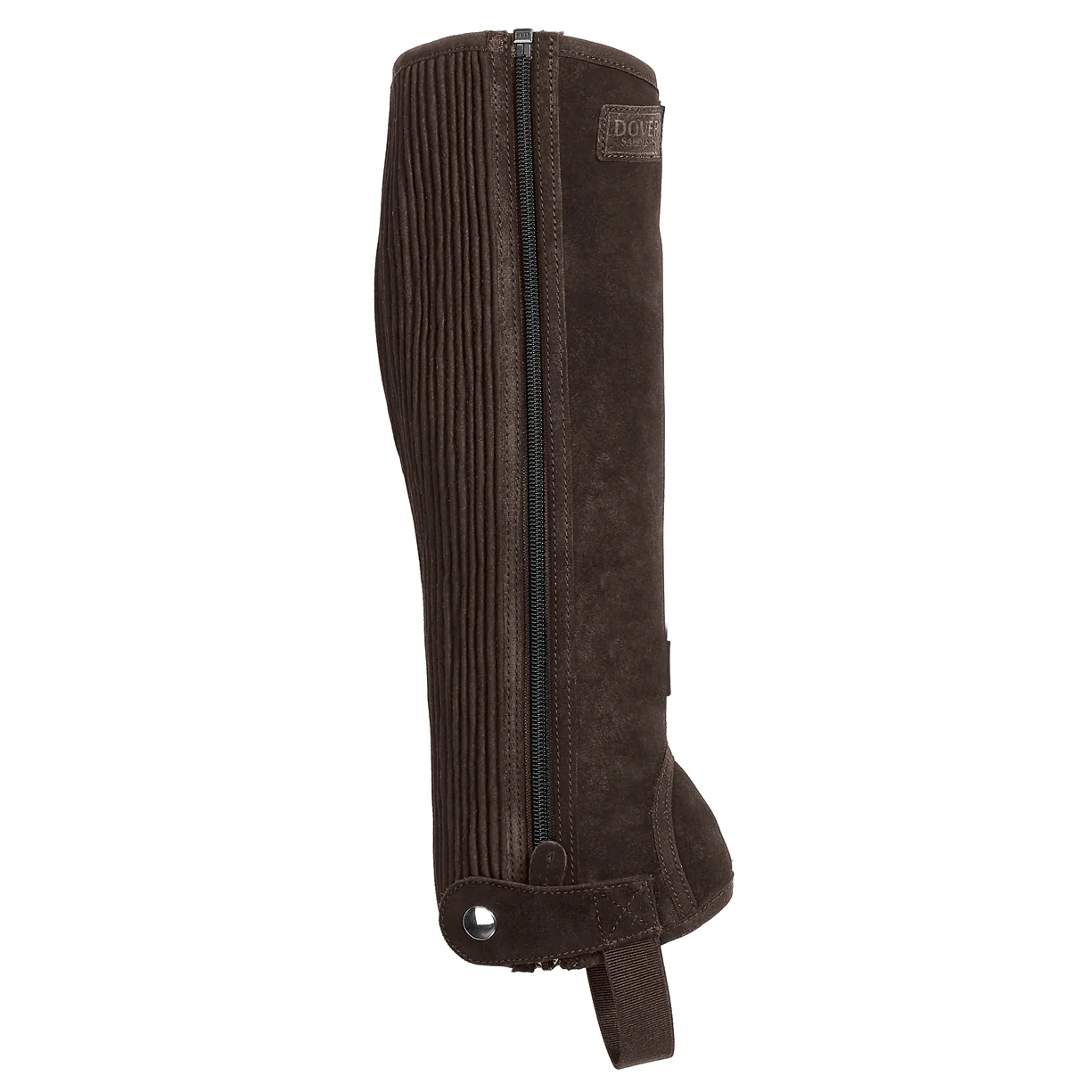 DS Suede Half Chaps with Silicone Grip Patch - Image 4