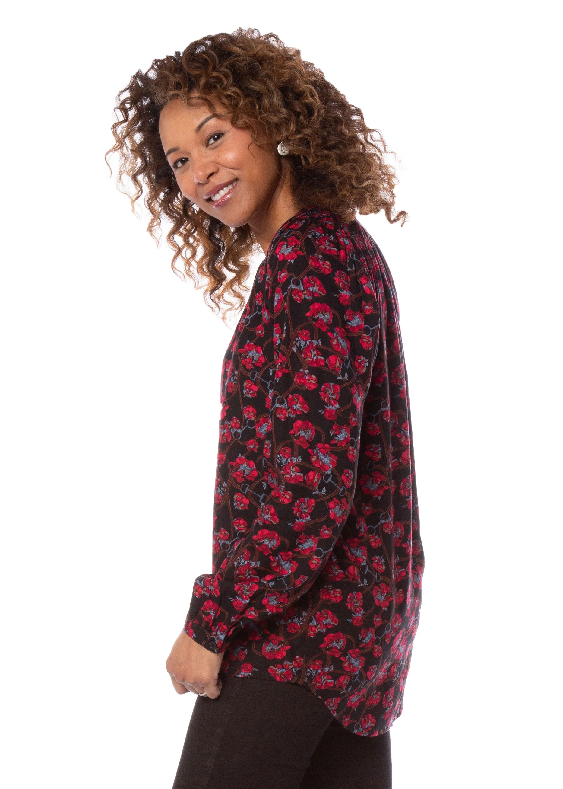 EQL by Kerrits® Ladies’ Modal Peasant Top - Image 4