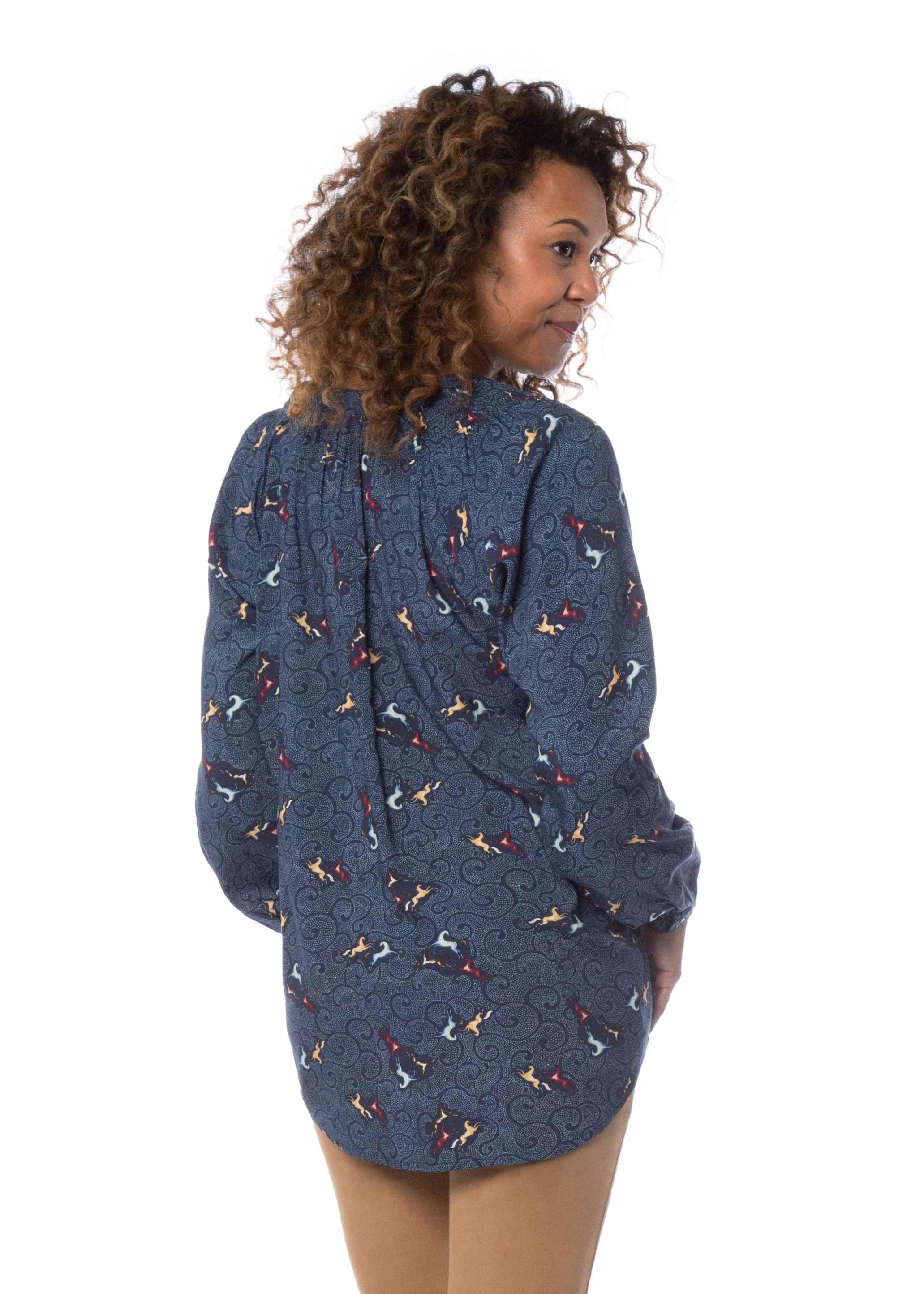 EQL by Kerrits® Ladies’ Modal Peasant Top - Image 6