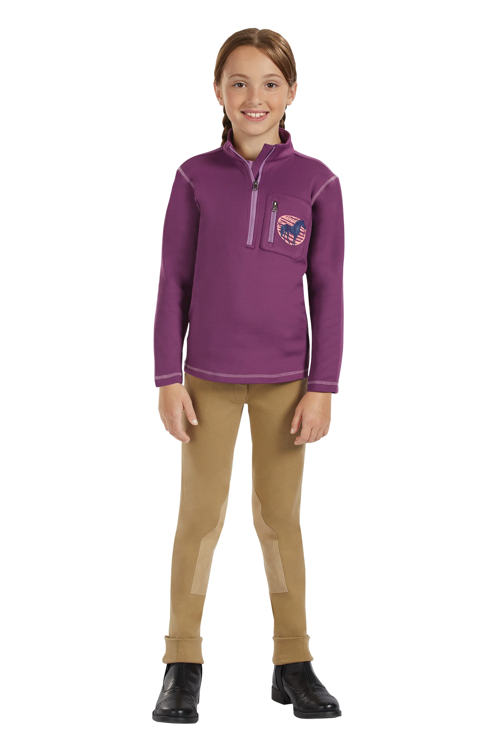 EquiStar™ Kids’ Half-Zip Fleece Pullover - Image 3