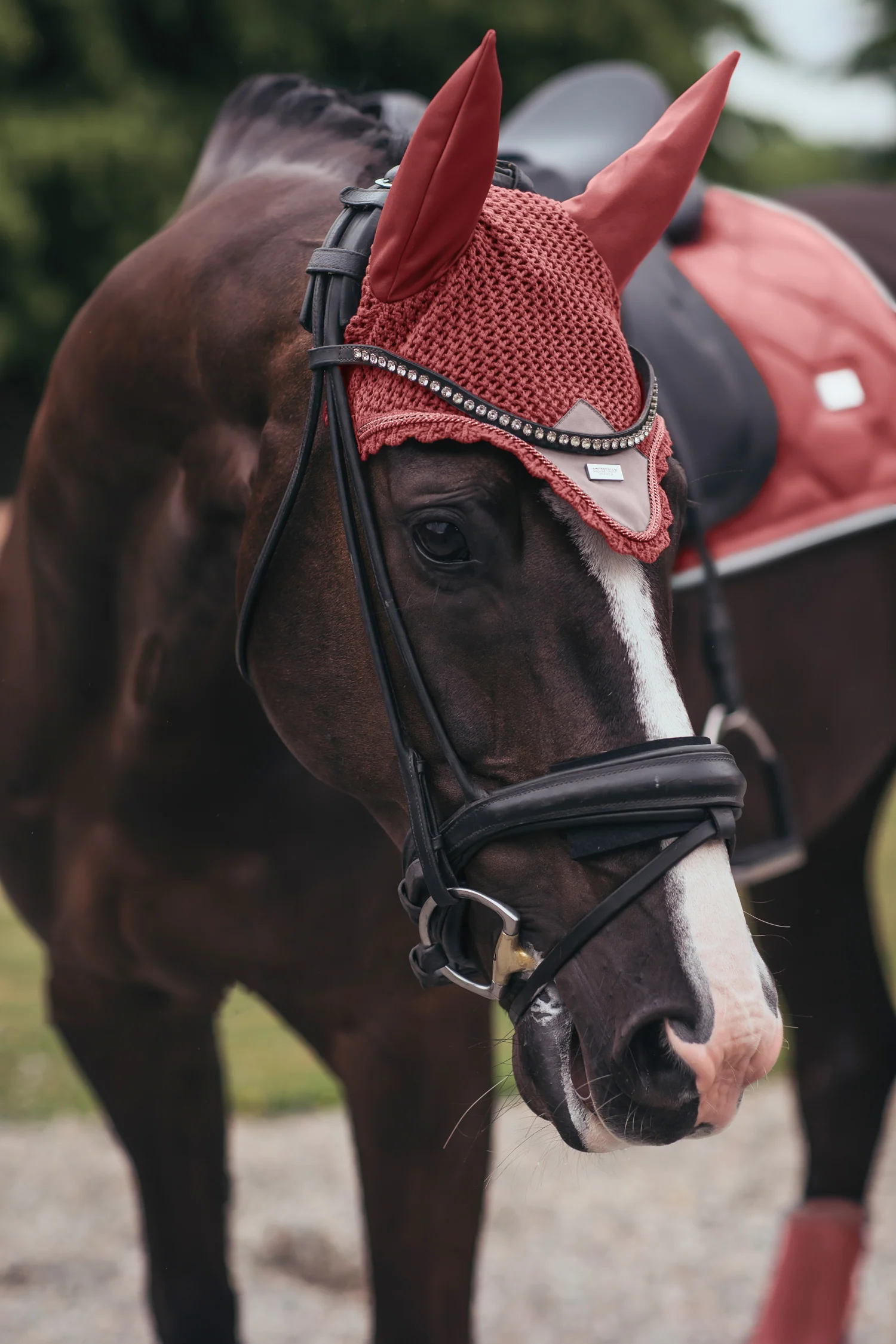 Equestrian Stockholm Classic Ear Bonnet - Image 2