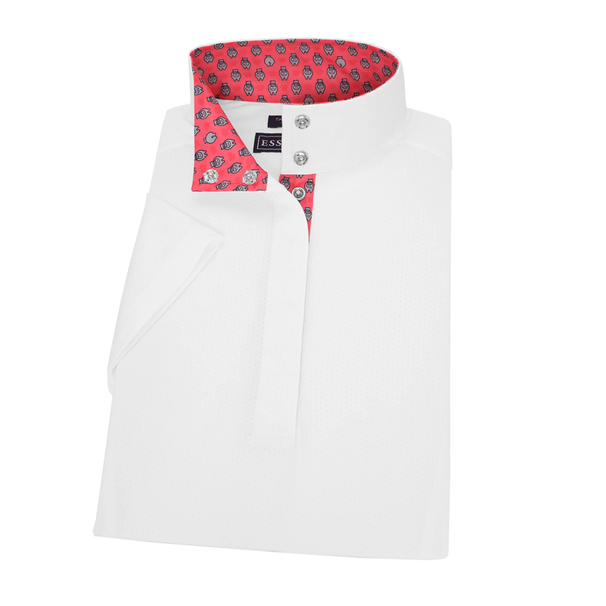Essex Classics Ladies’ Talent Yarn® Straight Collar Short Sleeve Show Shirt - Image 10
