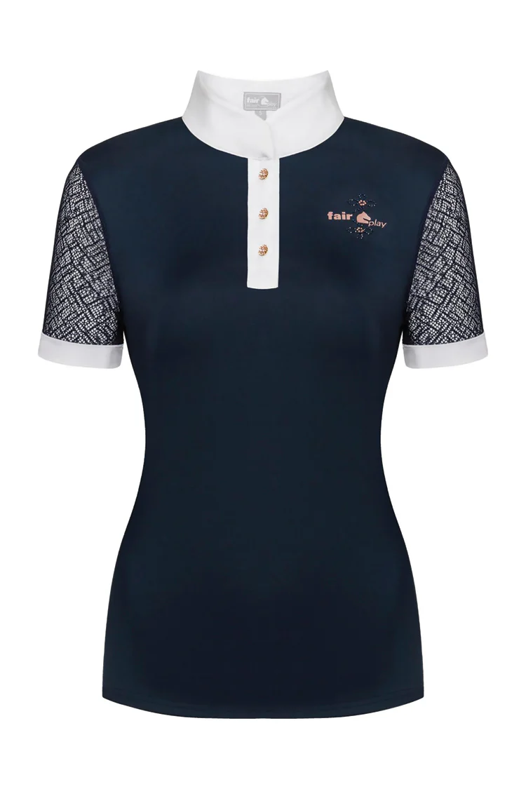 Fair Play® Ladies’ Cecile RoseGold Short Sleeve Show Shirt