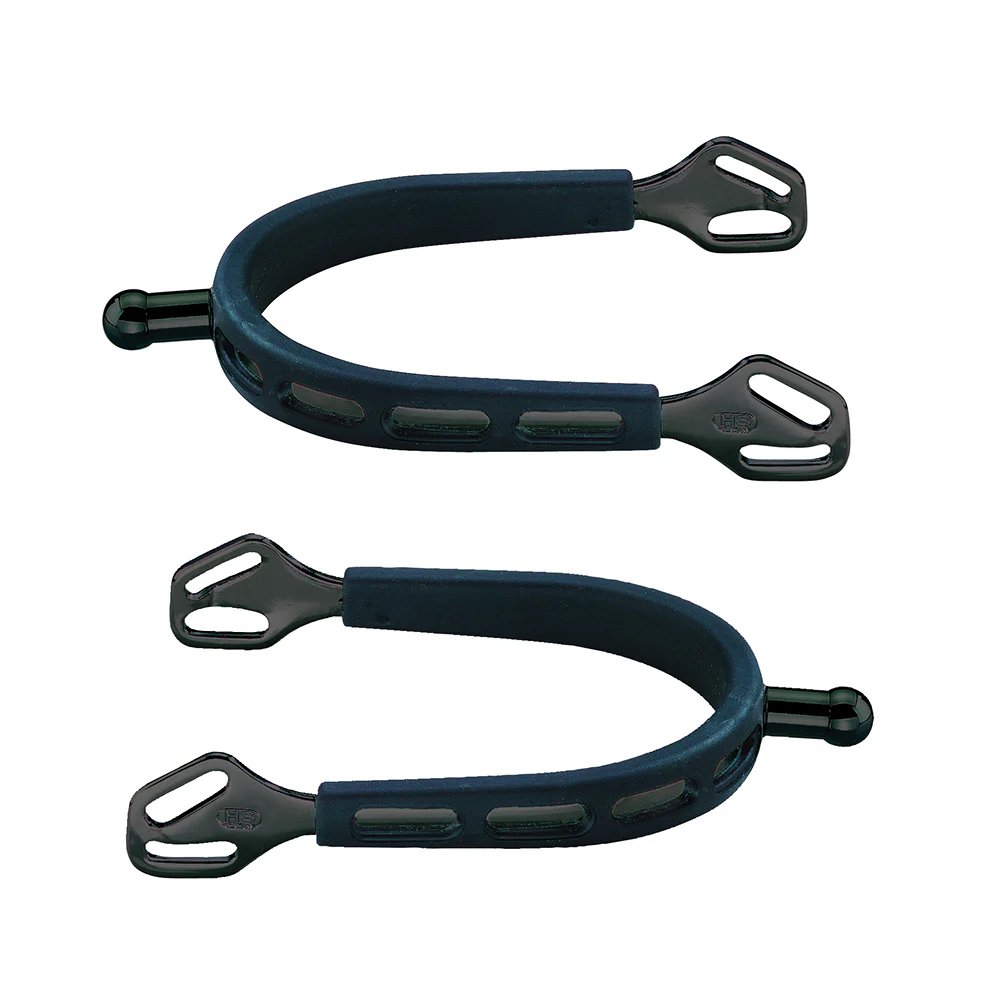 Herm Sprenger® Ultra Fit Extra Grip Black Knob Spurs - Image 5