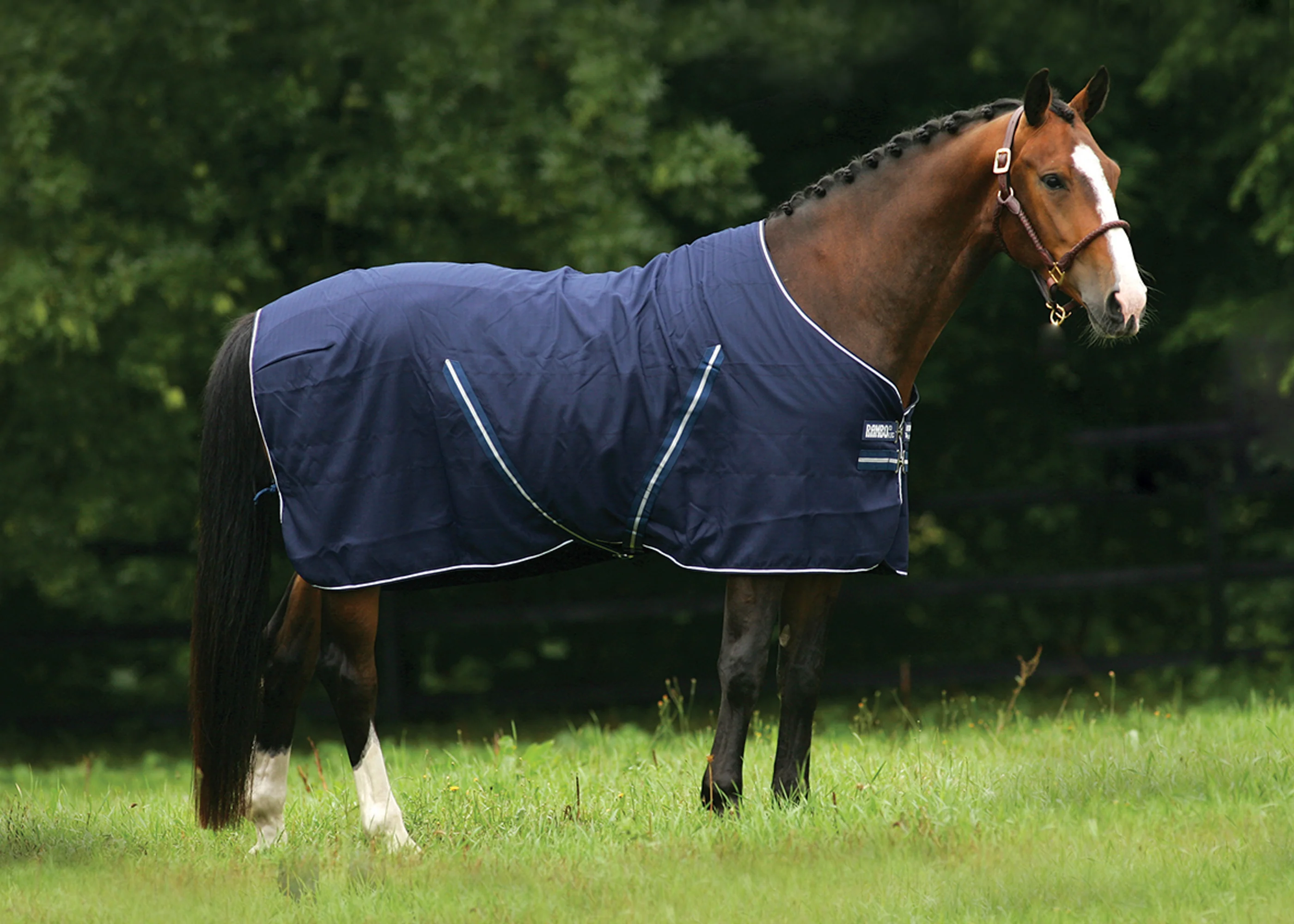 Horseware® Ireland Rambo® Stable Sheet with Embossed Technical Lining - Image 3