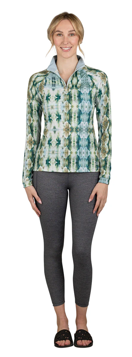 Kastel Denmark Ladies’ Rayna Emerald Tie-Dye Shirt - Image 3