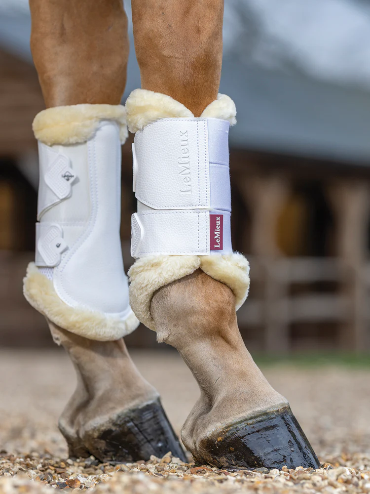 LeMieux® Fleece-Lined Mesh Brushing Boots - Image 5