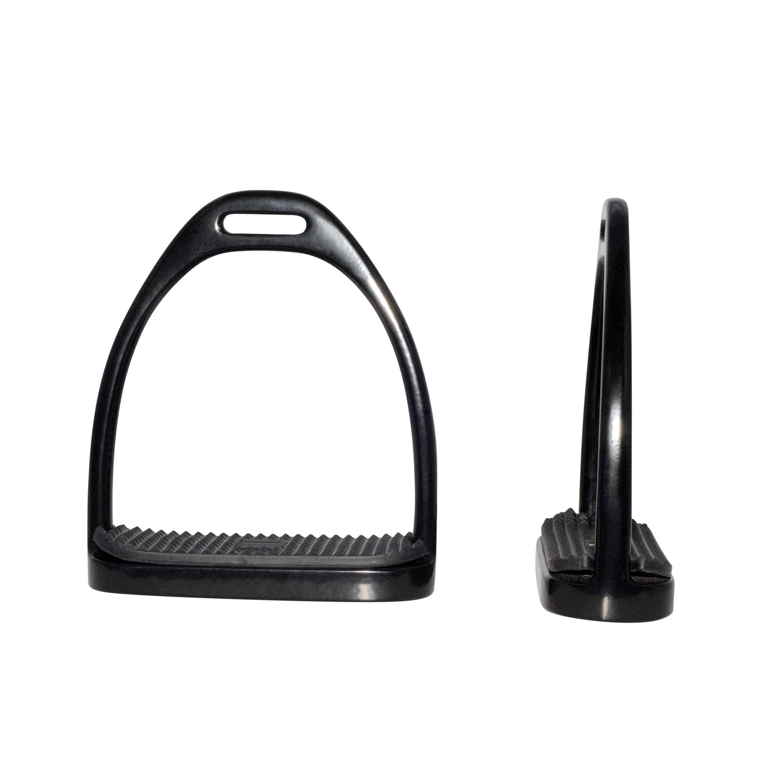Metalab Aluminum Fillis Stirrups with Black Footpads