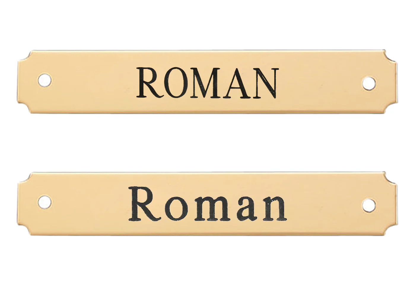 Notched Corner Bridle Nameplate - Image 7