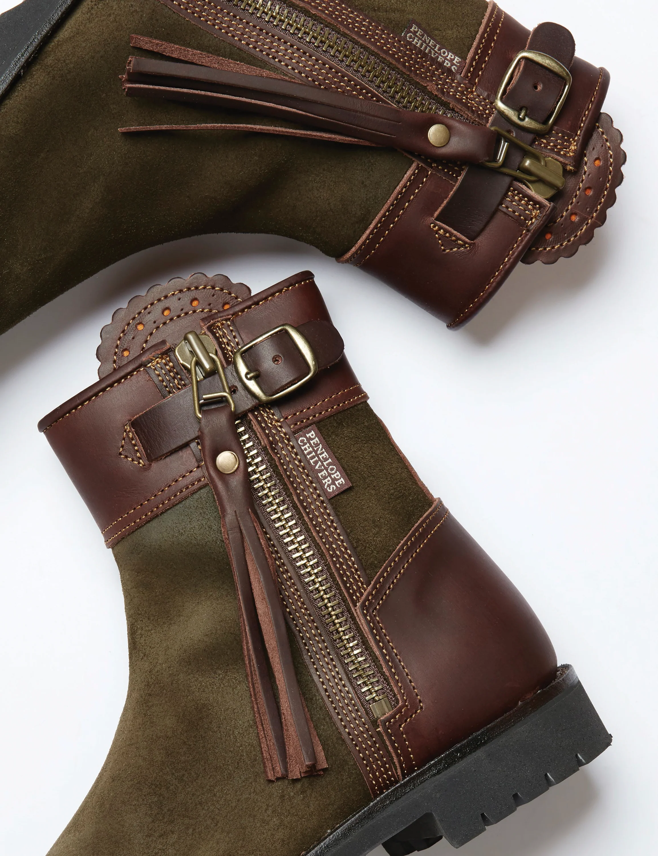 Penelope Chilvers Ladies’ Inclement Cropped Tassel Boots - Image 4