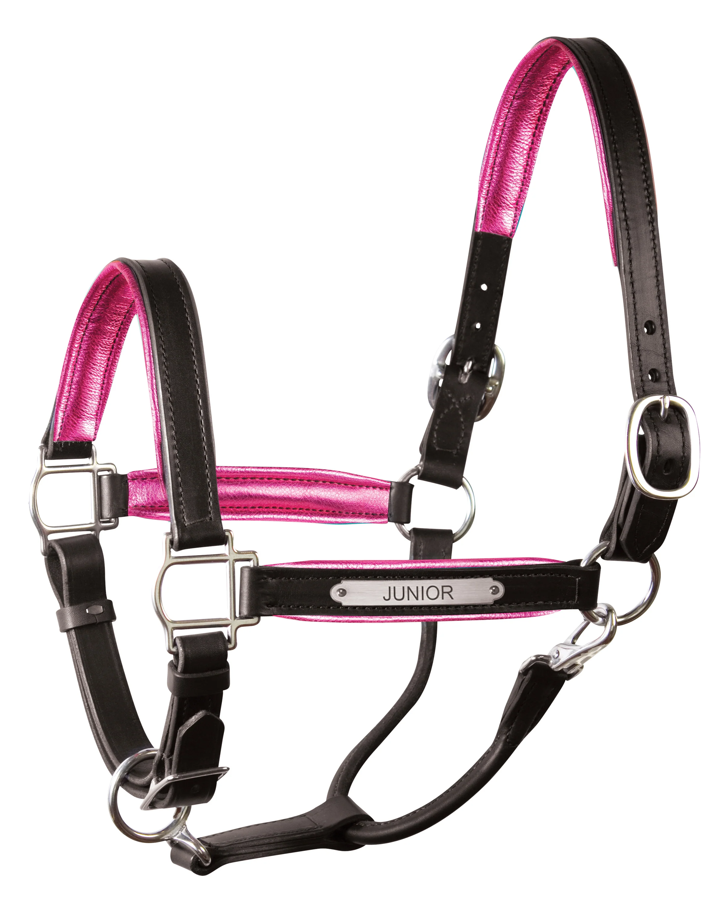 Perri’s® 1" Padded Leather Halter with Nameplate - Image 13