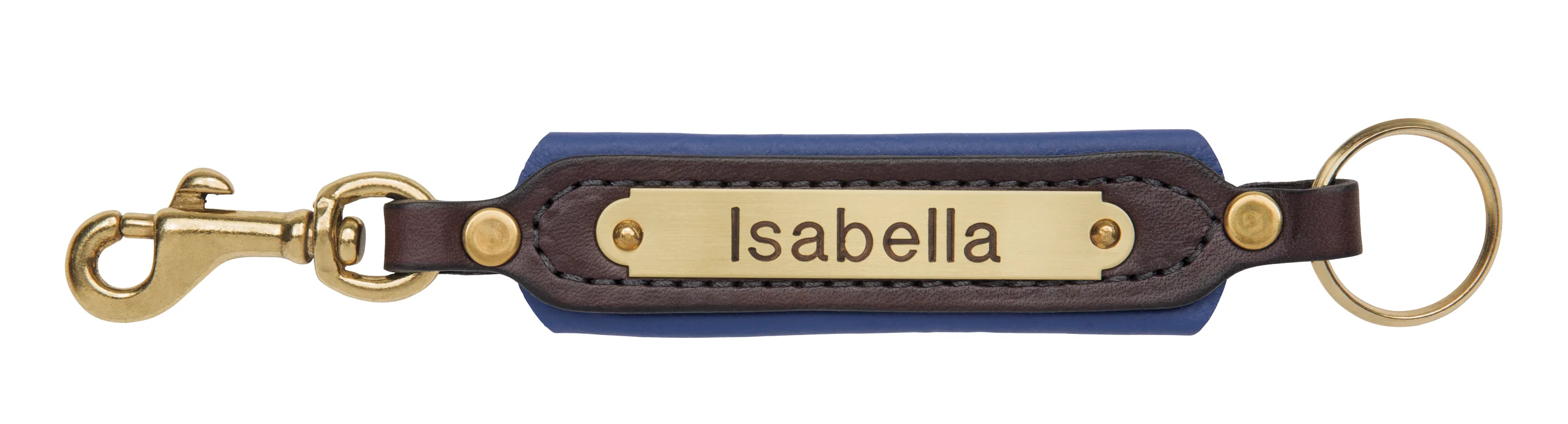 Perri’s® Padded Leather Key Chain with Nameplate - Image 8
