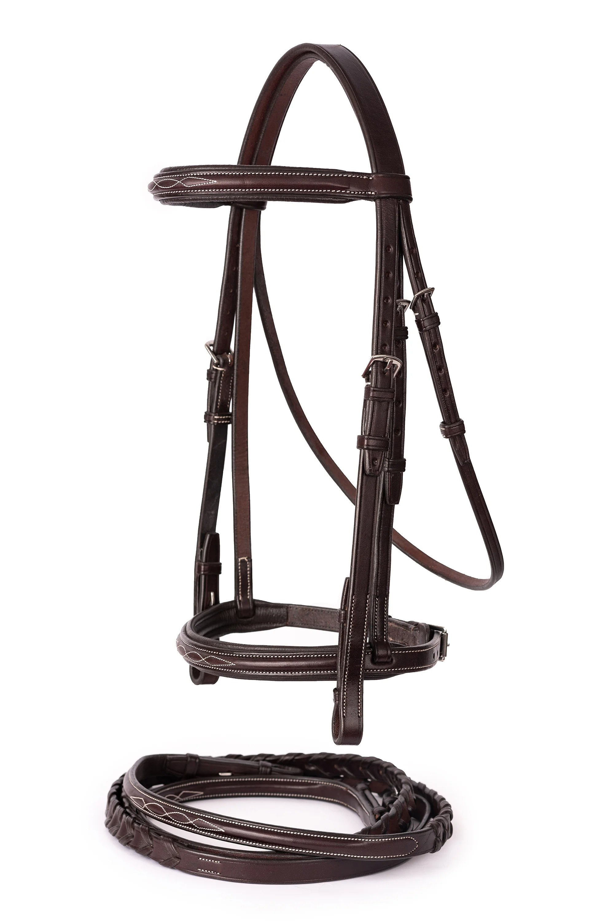 Perri’s® Professional Fancy-Stitched Leather Bridle