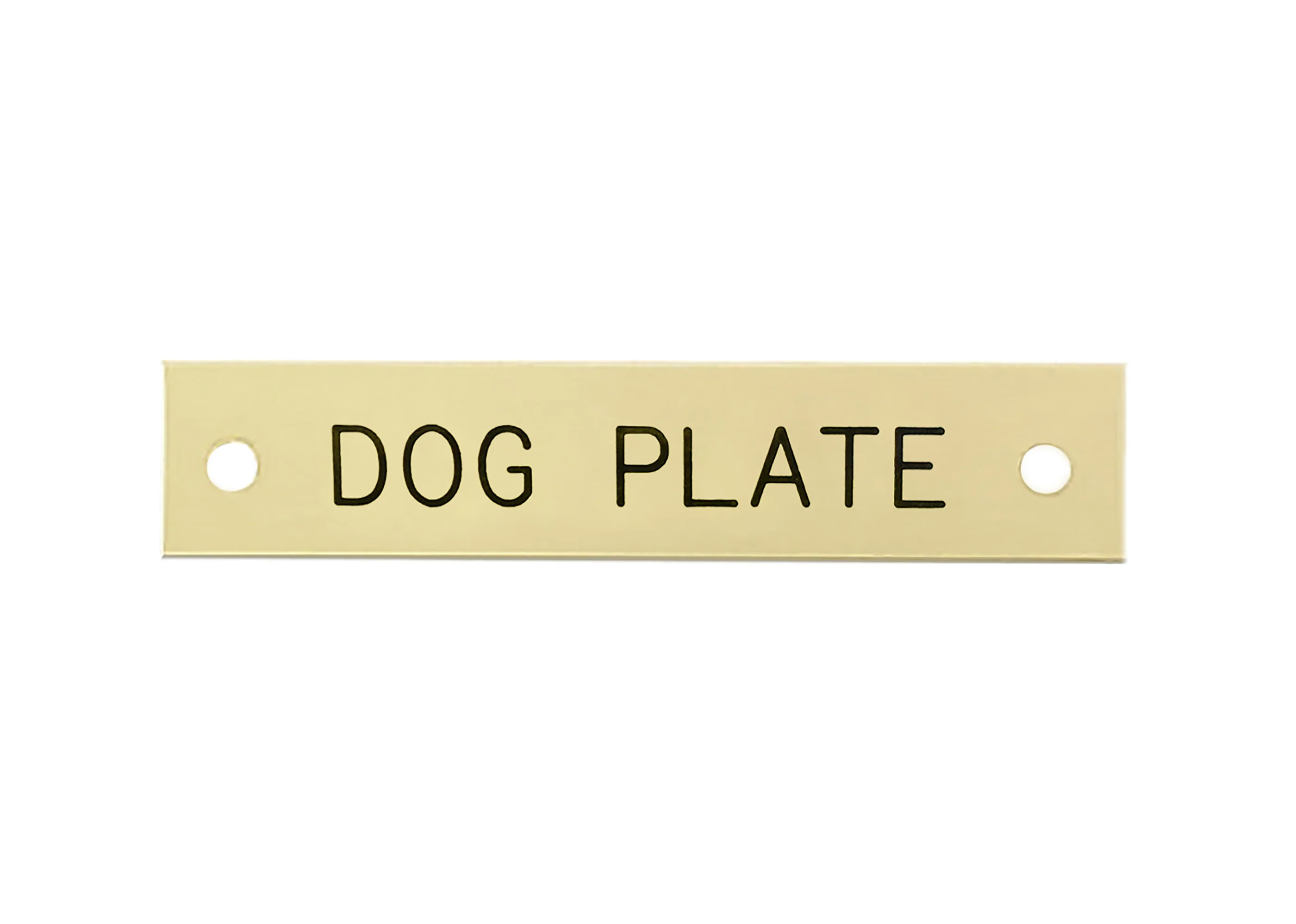 Rectangular Dog Collar Nameplate