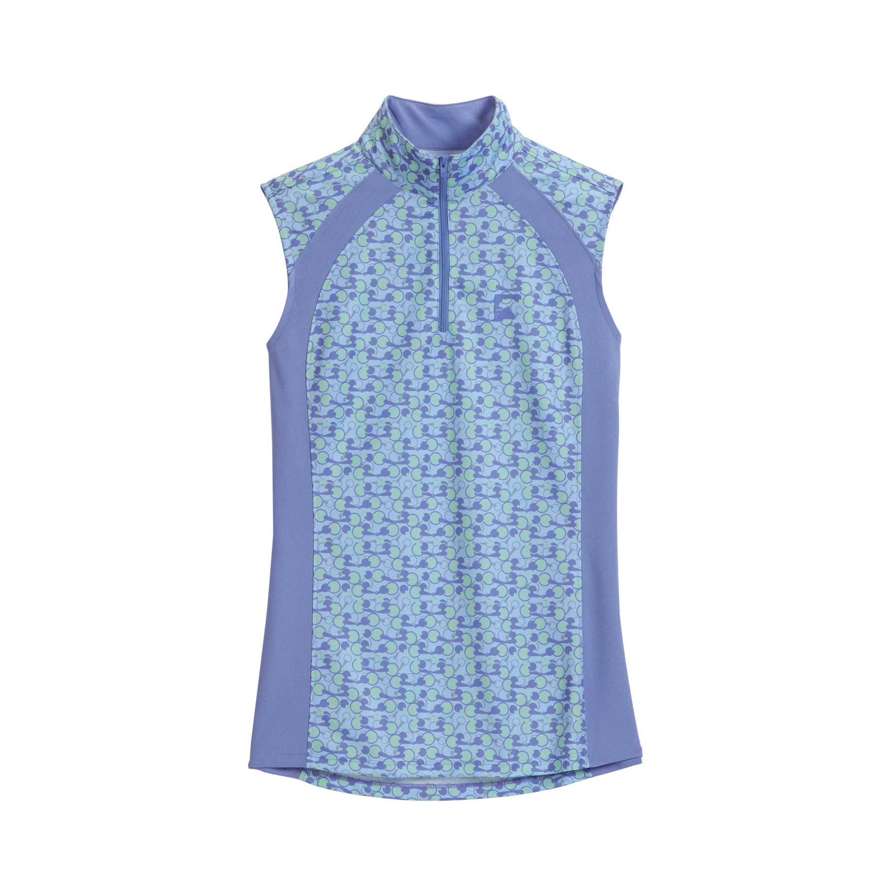 Riding Sport™ Ladies’ Airflow Quarter-Zip Print Sleeveless Shirt - Image 4