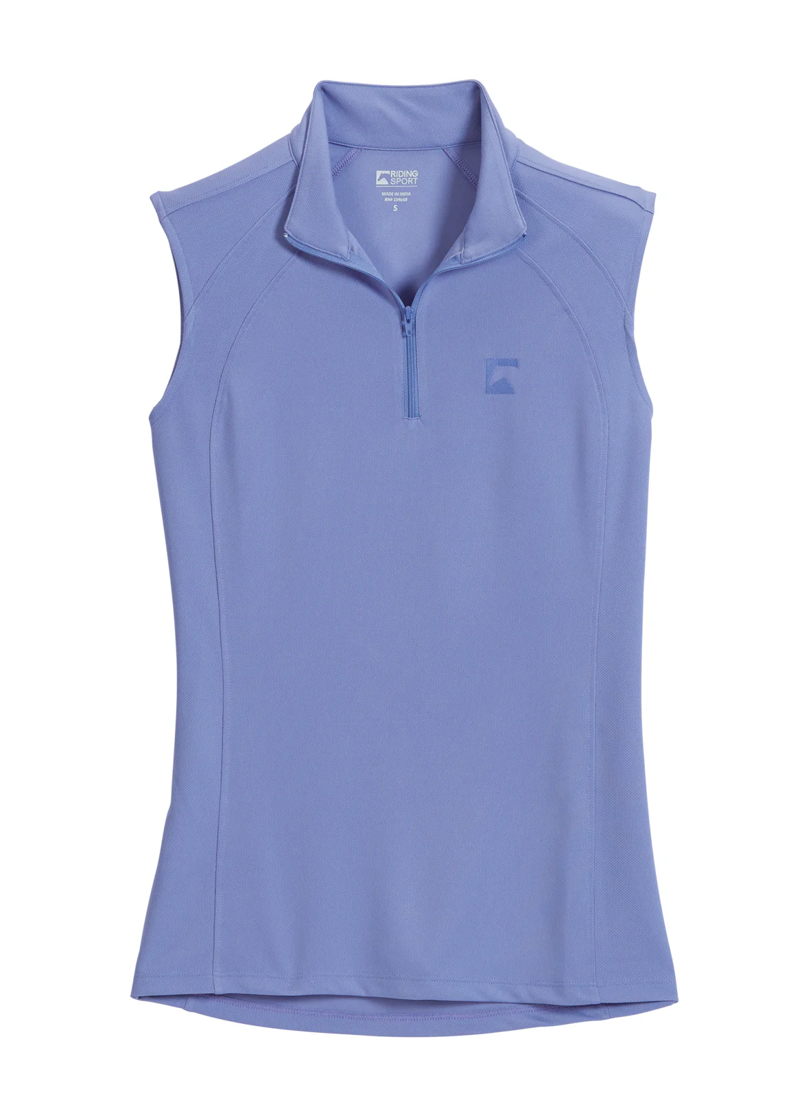 Riding Sport™ Ladies’ Airflow Quarter-Zip Solid Sleeveless Shirt - Image 2