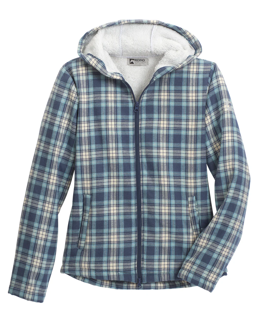 Riding Sport™ Ladies’ Lancaster Sherpa-Lined Flannel Hoodie - Image 3