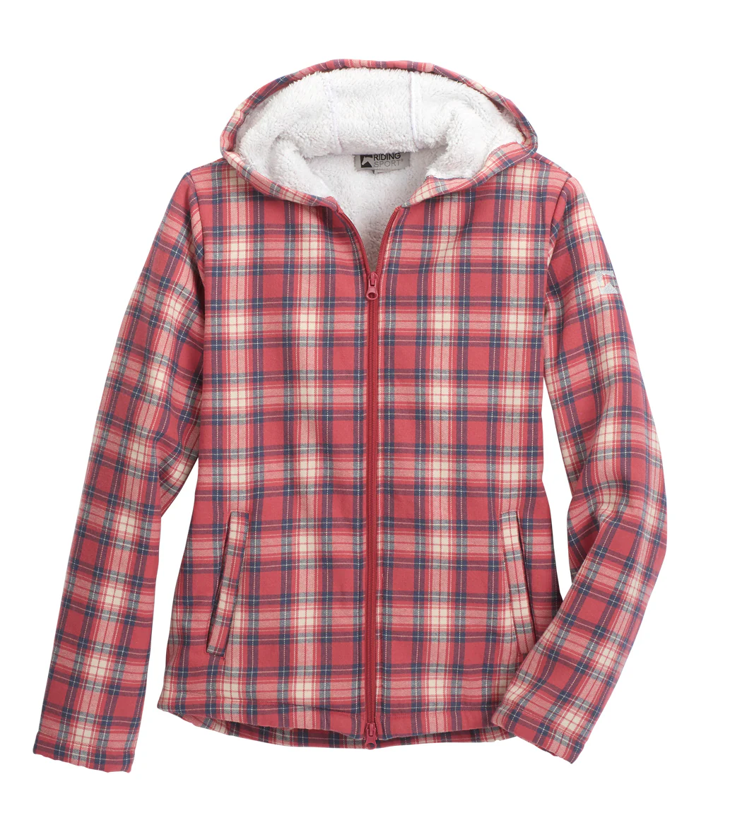 Riding Sport™ Ladies’ Lancaster Sherpa-Lined Flannel Hoodie - Image 4