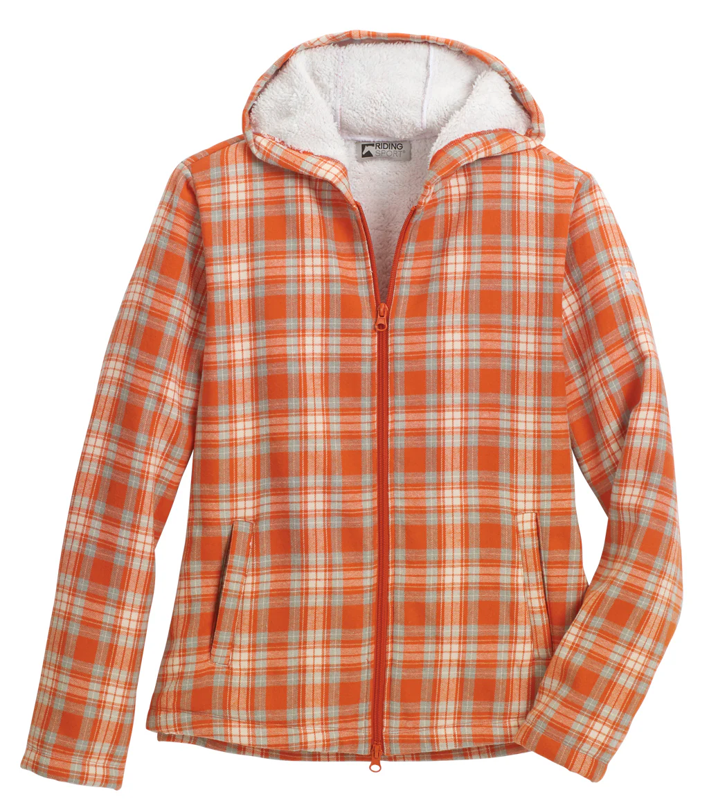 Riding Sport™ Ladies’ Lancaster Sherpa-Lined Flannel Hoodie - Image 7
