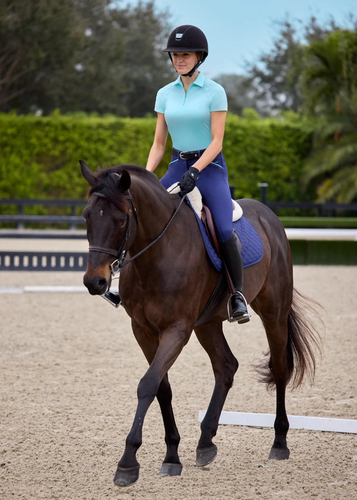 Riding Sport™ Ladies’ Lily Short Sleeve Polo Shirt - Image 4