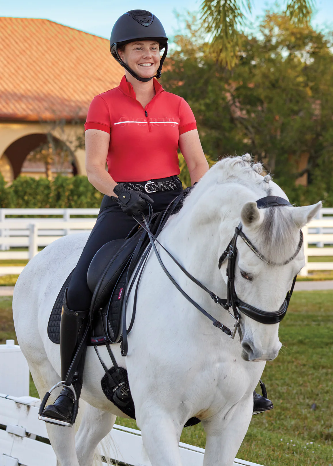 Schockemöhle Ladies’ Fortuna Short Sleeve Shirt - Image 2