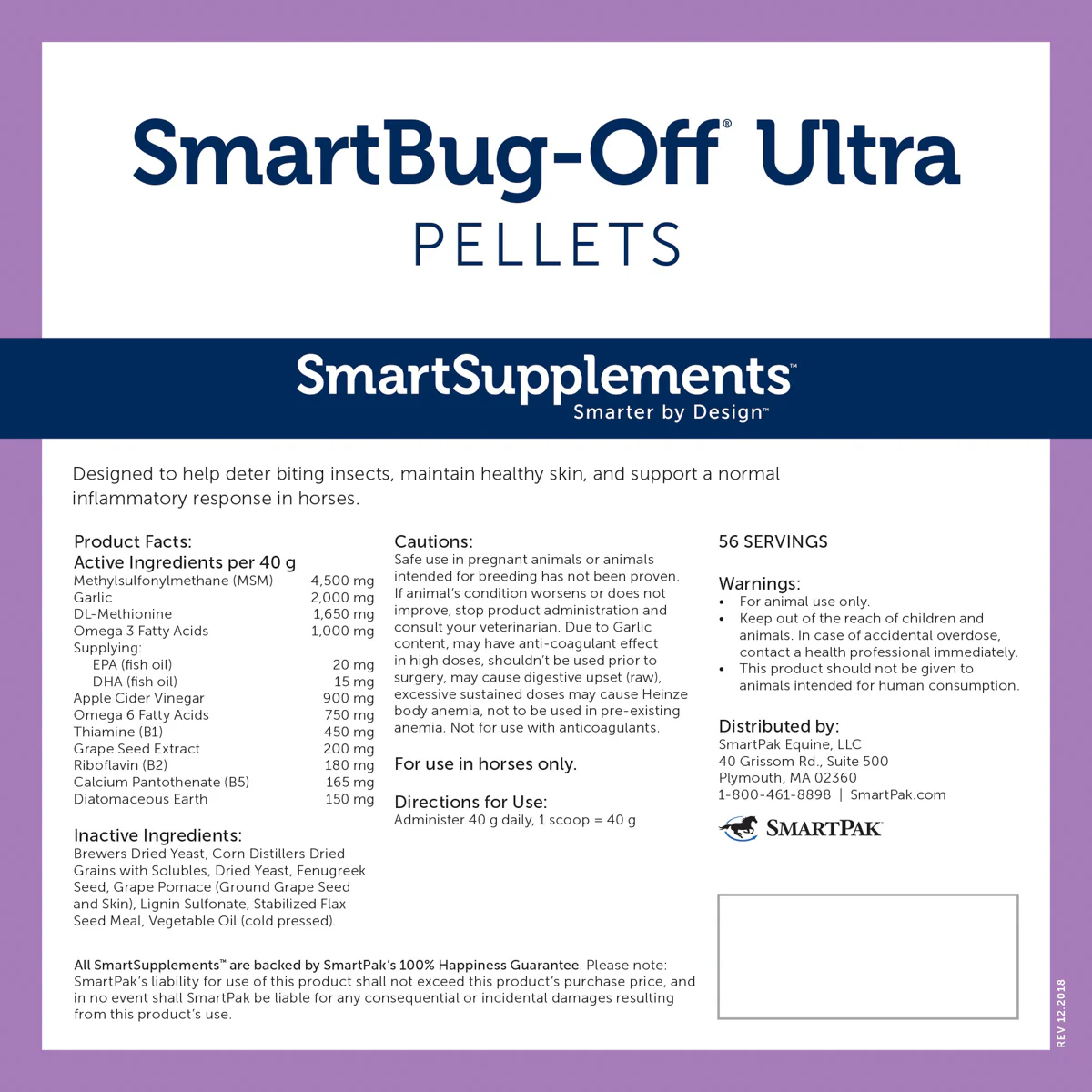 SmartEquine™ SmartBug-Off® Ultra Pellets - 5 lbs. - Image 2