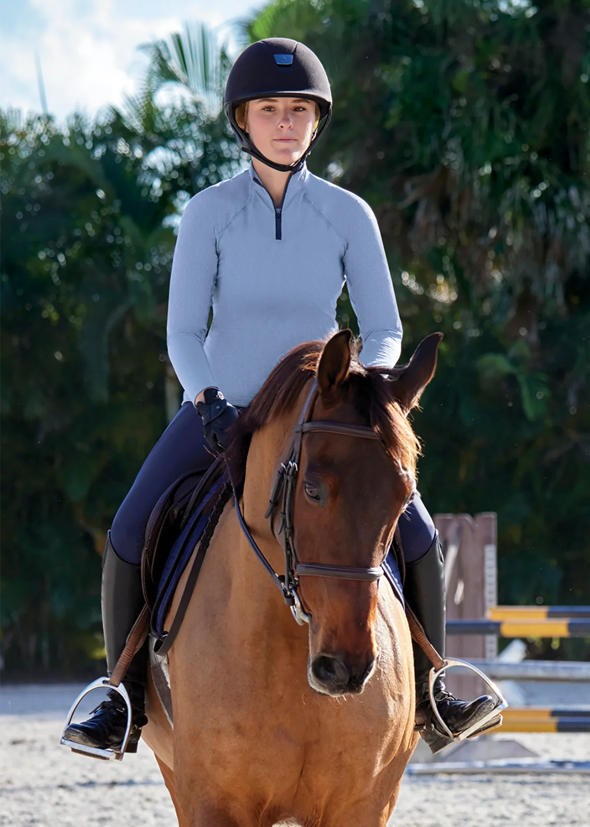 Stride™ CoolBlast® 100 Ladies’ Contender Long Sleeve Shirt - Image 8