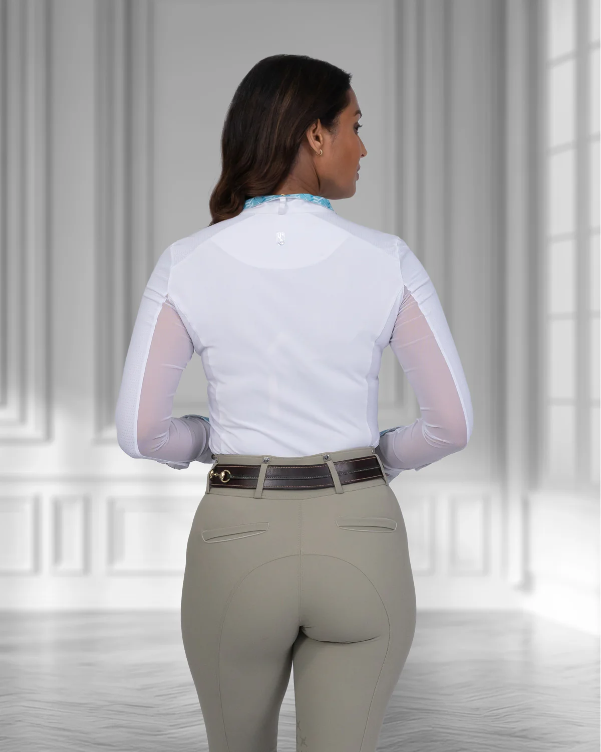Tredstep™ Ladies’ Paris Long Sleeve Competition Shirt - Image 8