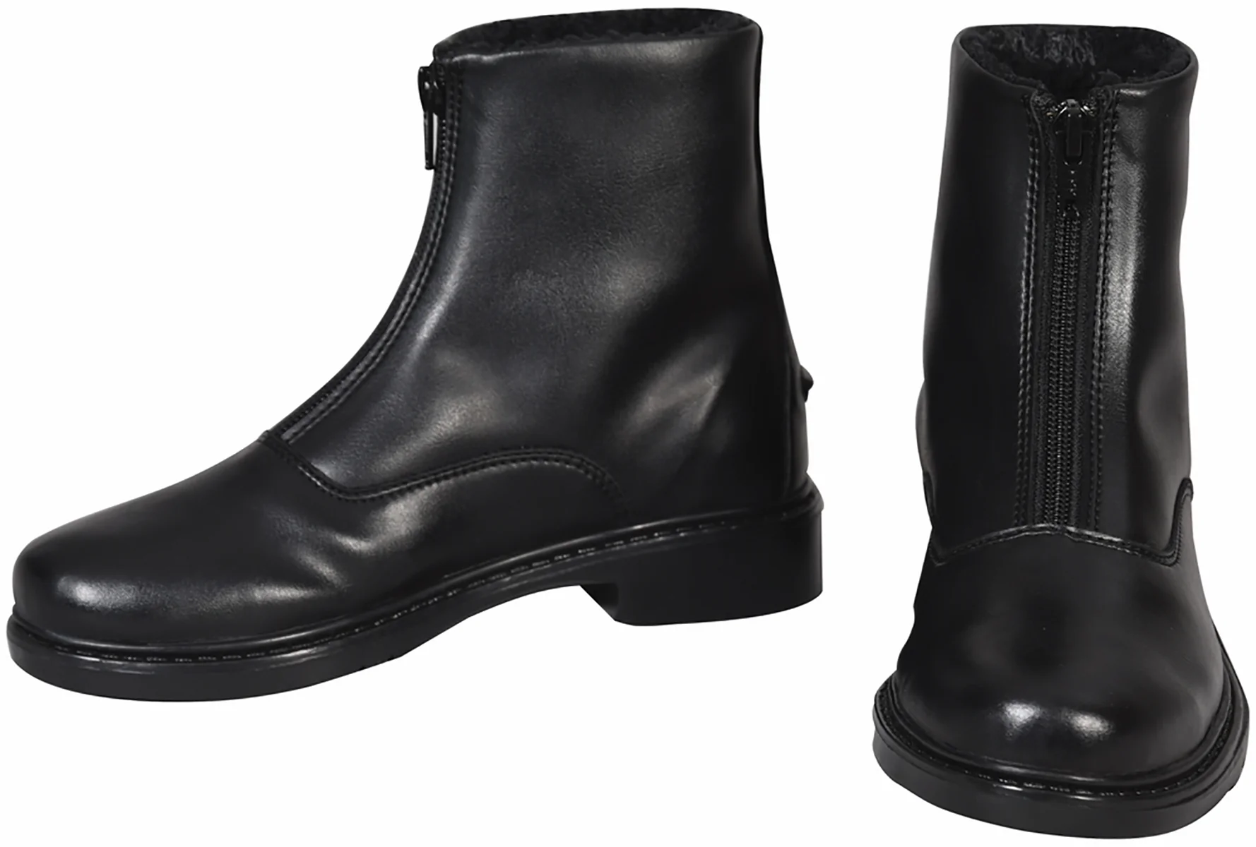 TuffRider® Children's Starter Winter Fleece-Lined Front-Zip Paddock Boots