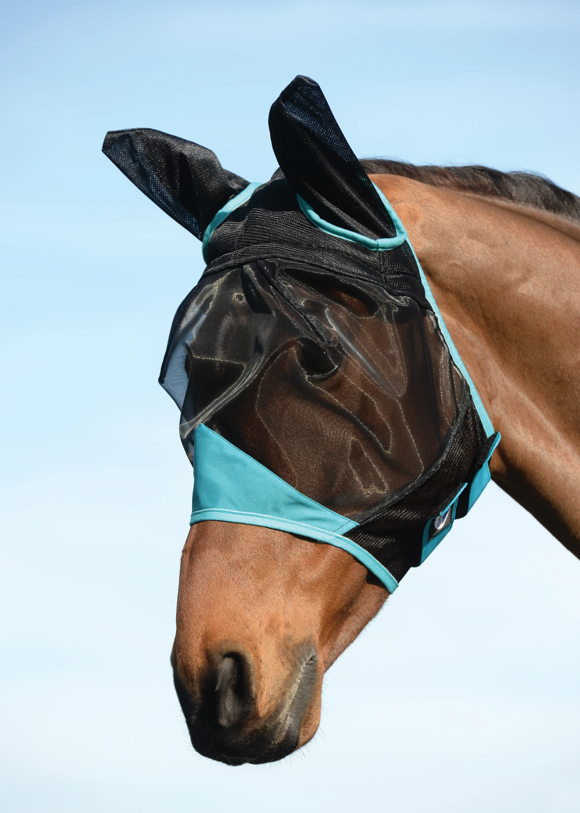 WeatherBeeta® ComFiTec™ Deluxe Fine Mesh Fly Mask with Ears - Image 4